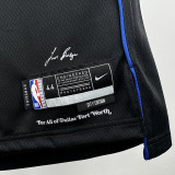 2023-24 Dallas Mavericks DAVIS #3 Black City Edition Top Quality Hot Pressing NBA Jersey(V领)