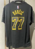 2024-25 Lakers DONCIC #77 Black High Quality Casual T-Shirt