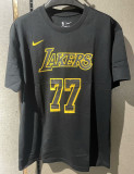 2024-25 Lakers DONCIC #77 Black High Quality Casual T-Shirt