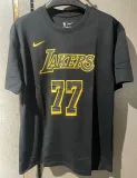 2024-25 Lakers DONCIC #77 Black High Quality Casual T-Shirt