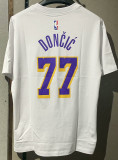 2024-25 Lakers DONCIC #77 White High Quality Casual T-Shirt