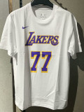 2024-25 Lakers DONCIC #77 White High Quality Casual T-Shirt