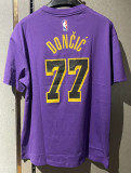 2024-25 Lakers DONCIC #77 Purple High Quality Casual T-Shirt