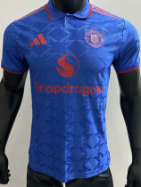 2025-26 Man Utd Blue Special Edition Player Version Training shirts