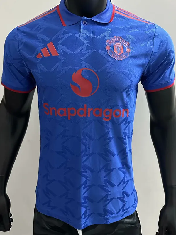 2025-26 Man Utd Blue Special Edition Player Version Training shirts