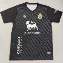 2024-25 Racing de Santander Black Goalkeeper Soccer Jersey