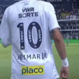 2024-25 Santos FC Home Player Version Soccer Jersey (Print  Sponsor)