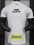 2024-25 Santos FC Home Player Version Soccer Jersey (Print  Sponsor)