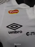 2024-25 Santos FC Home Player Version Soccer Jersey (Print  Sponsor)