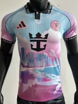 2025-26 Inter Miami Pink Blue Special Edition Player Version Soccer Jersey