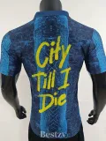 2025-26 Man City Blue Limited Edition Player Version Soccer Jersey