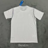 2025-26 RMA White Special Edition Fans Training Shirts (紫色标)