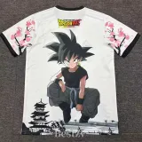2025-26 Japan White Special Edition Fans Soccer Jersey (龙珠黑悟空)