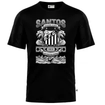 2025 Santos FC Black  Casual T-Shirt