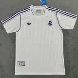 2025-26 RMA White Special Edition Fans Training Shirts (紫色标)
