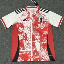2025-26 Japan Red Special Edition Fans Soccer Jersey (贝吉塔红)