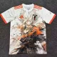2025-26 Japan White Special Edition Fans Soccer Jersey *橙白赛亚人