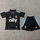 2025-26 CHarlotte Away Kids Soccer Jersey