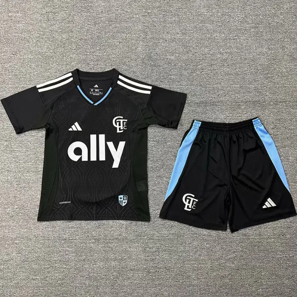 2025-26 CHarlotte Away Kids Soccer Jersey