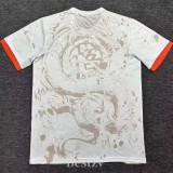 2025-26 Japan White Special Edition Fans Soccer Jersey (橙白赛亚人)