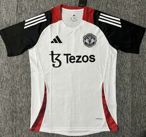 2025-26 Man Utd White Black Fans Training shirts