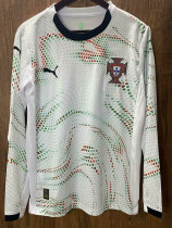 2025-26 Portugal Away Long Sleeve Soccer Jersey (长袖) *PM