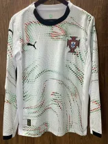 2025-26 Portugal Away Long Sleeve Soccer Jersey (长袖) *PM