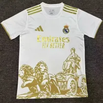 2025-26 RMA White Special Edition Fans Training Shirts *金双狮