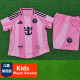 2025-26 Inter Miami Home Kids Player Version Soccer Jersey (球员童装)