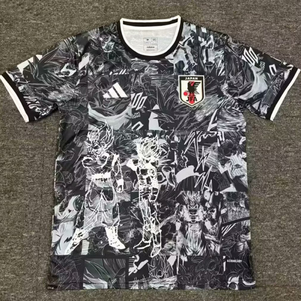 2025-26 Japan Special Edition Fans Soccer Jersey (赛亚人黑色)