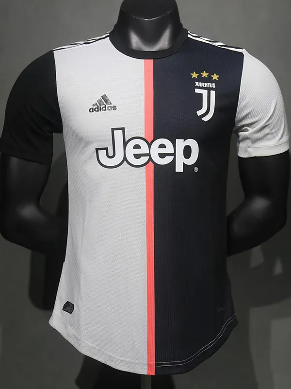 2019-2020 JUV Home Player Version 球员 Retro Soccer Jersey