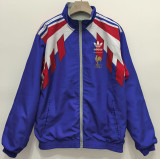 1990-1991 France Grey & Blue Retro Double Sided Windbreaker (双面风衣)