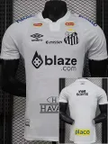 2024-25 Santos FC Home Player Version Soccer Jersey (Print  Sponsor)