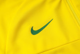 2024-25 Brazil Yellow Jacket Tracksuit
