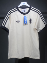 2024-25 JUV Milky white Casual Retro Edition T-Shirts (High Quality)