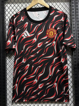 2024-25 Man Utd Red Black Fans Training shirts