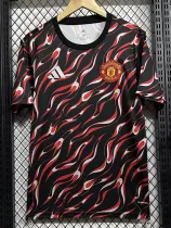 2024-25 Man Utd Red Black Fans Training shirts