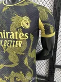 2025-26 RMA Black Gold Special Edition Player Version Training Shirts