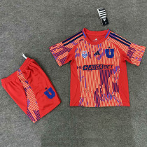 2025-26 Universidad De Chile Away Kids Soccer Jersey