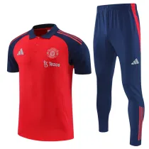 2025-26  Man Utd Red Polo Tracksuit