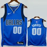 2022-23 Dallas Mavericks CHRISTIE #00 Blue Top Quality Hot Pressing NBA Jersey(V领)