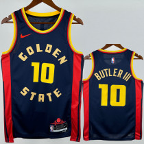 2024-25 WARRIORS BUTLERIII #10 Royal blue City Edition Top Quality Hot Pressing NBA Jersey