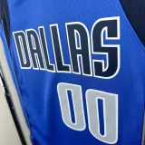 2022-23 Dallas Mavericks CHRISTIE #00 Blue Top Quality Hot Pressing NBA Jersey(V领)