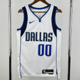 2022-23 Dallas Mavericks CHRISTIE #00 White Top Quality Hot Pressing NBA Jersey(V领)