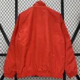 2024 Man Utd Red & Black Double Sided Windbreaker (双面风衣)