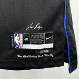 2023-24 Dallas Mavericks CHRISTIE #00 Black City Edition Top Quality Hot Pressing NBA Jersey(V领)