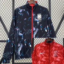 2024-25 Tigres UANL Black & Red Double Sided Windbreaker (双面风衣)