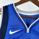 2022-23 Dallas Mavericks CHRISTIE #00 Blue Top Quality Hot Pressing NBA Jersey(V领)