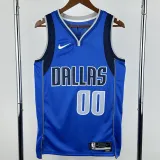 2022-23 Dallas Mavericks CHRISTIE #00 Blue Top Quality Hot Pressing NBA Jersey(V领)