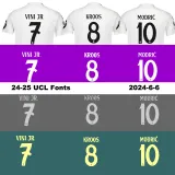 2025-26 RMA White Casual Edition Player Version Training Shirts